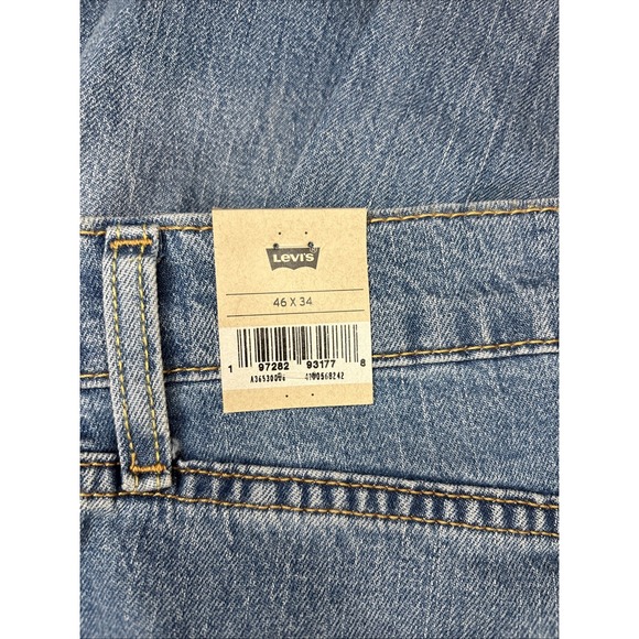 Levi's 511 Slim Fit Jeans Mens 46x34 Medium Wash Denim Pants - Picture 5 of 12